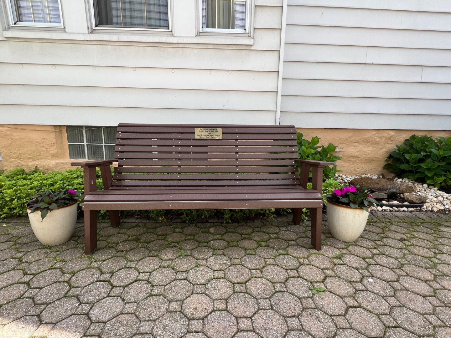 Prayer Bench 2 - In Loving memory of Carl Bodenshatz