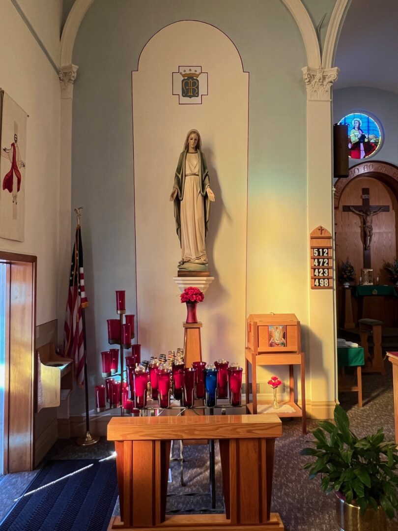 St. John's Church - Blessed Virgin Mary Statue