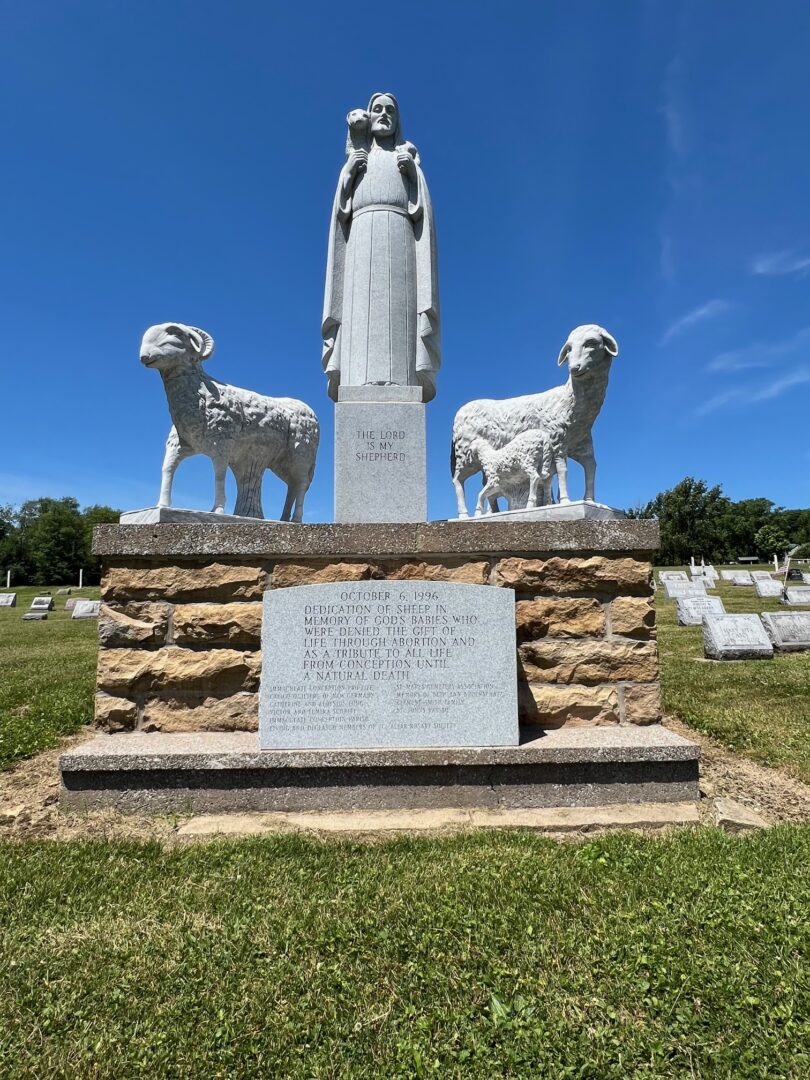 St. Mary's Cemetery | The Lord Is My Shepherd Statue